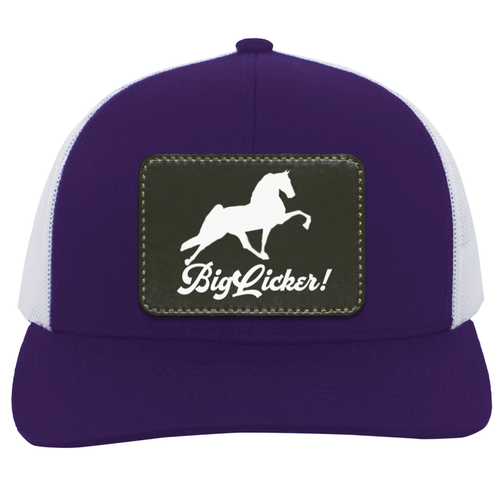 BIG LICKER OVAL 104C Trucker Snap Back - Patch