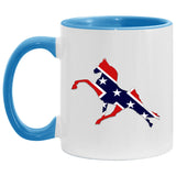 Rebel on the Rail Tennessee Walking Horse Performance AM11OZ 11 oz. Accent Mug