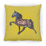 Tennessee Walking Horse Performance All American ZP16 Medium Square Pillow