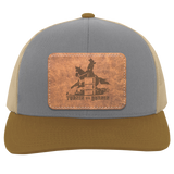 TURNIN AND BURNIN ON LEATHER 104C Trucker Snap Back - Patch