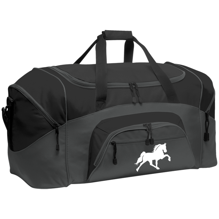 TENNESSEE WALKING HORSE DESIGN 3 JMD (WHITE) BG99 Colorblock Sport Duffel