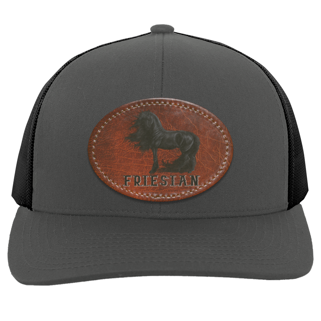 FRIESIAN ON LEATHER 104C Trucker Snap Back - Patch