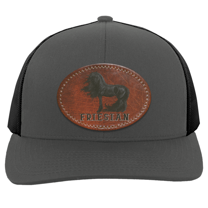 FRIESIAN ON LEATHER 104C Trucker Snap Back - Patch