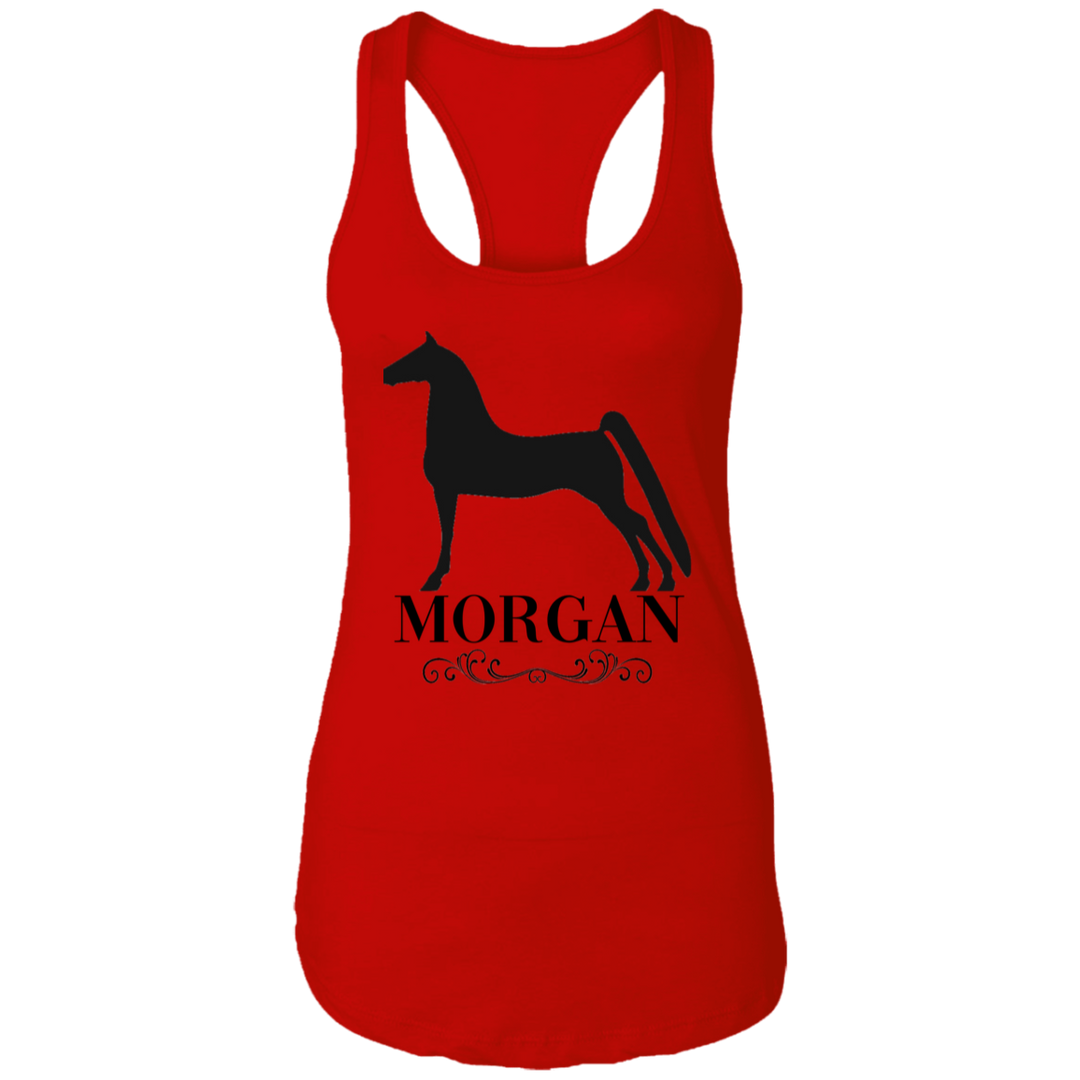 MORGAN STYLE 1 4HORSE NL1533 Ladies Ideal Racerback Tank
