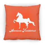 AMERICAN SADDLEBRED (DESIGN 1) WHITE 4HORSE PILLOWS THREE SIZES