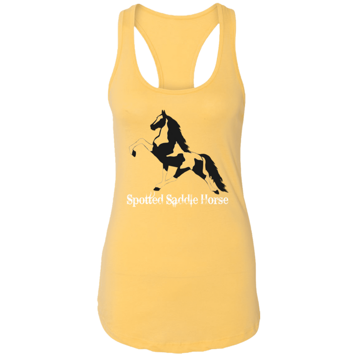 Spotted Saddle Horse NL1533 Ladies Ideal Racerback Tank