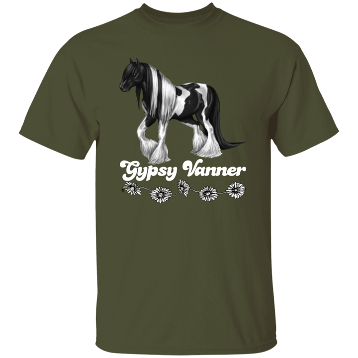 GYPSY VANNER 4HORSE (WHITE) G500 5.3 oz. T-Shirt