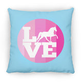 LOVE TWH PLEASURE SHADES OF PINK ZP18 Large Square Pillow