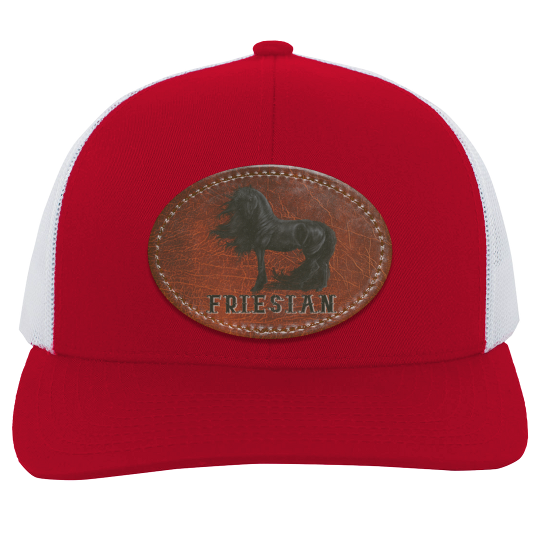 FRIESIAN ON LEATHER 104C Trucker Snap Back - Patch