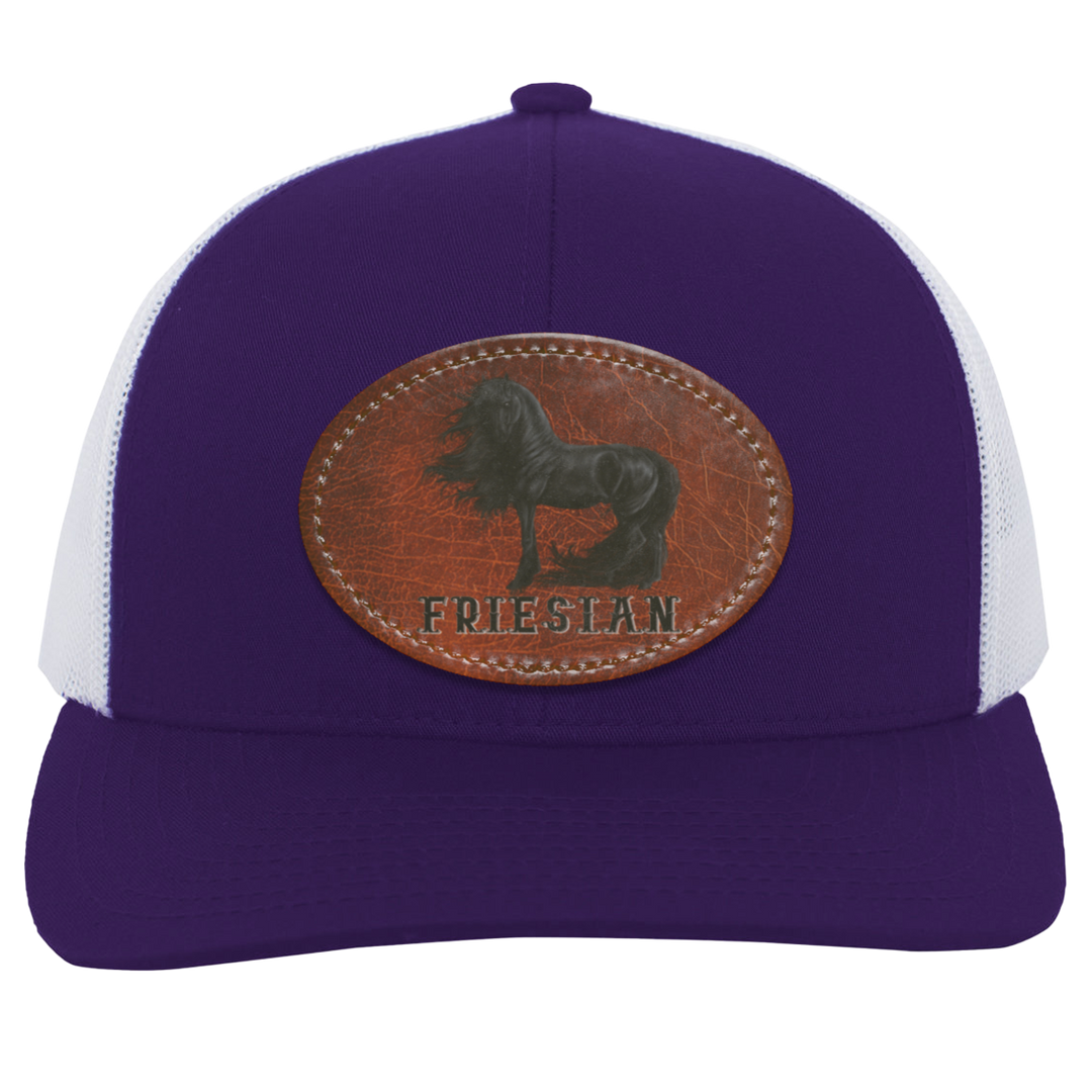 FRIESIAN ON LEATHER 104C Trucker Snap Back - Patch