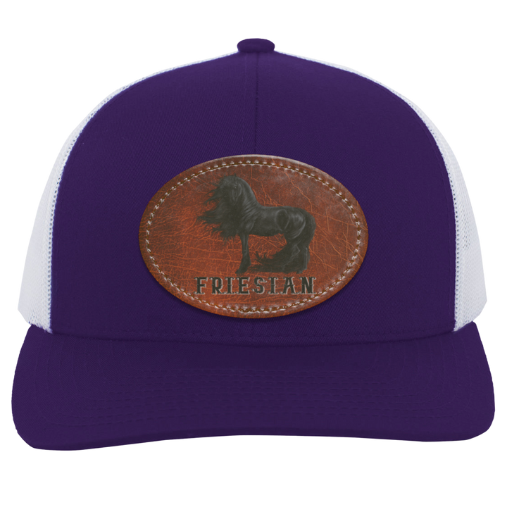 FRIESIAN ON LEATHER 104C Trucker Snap Back - Patch