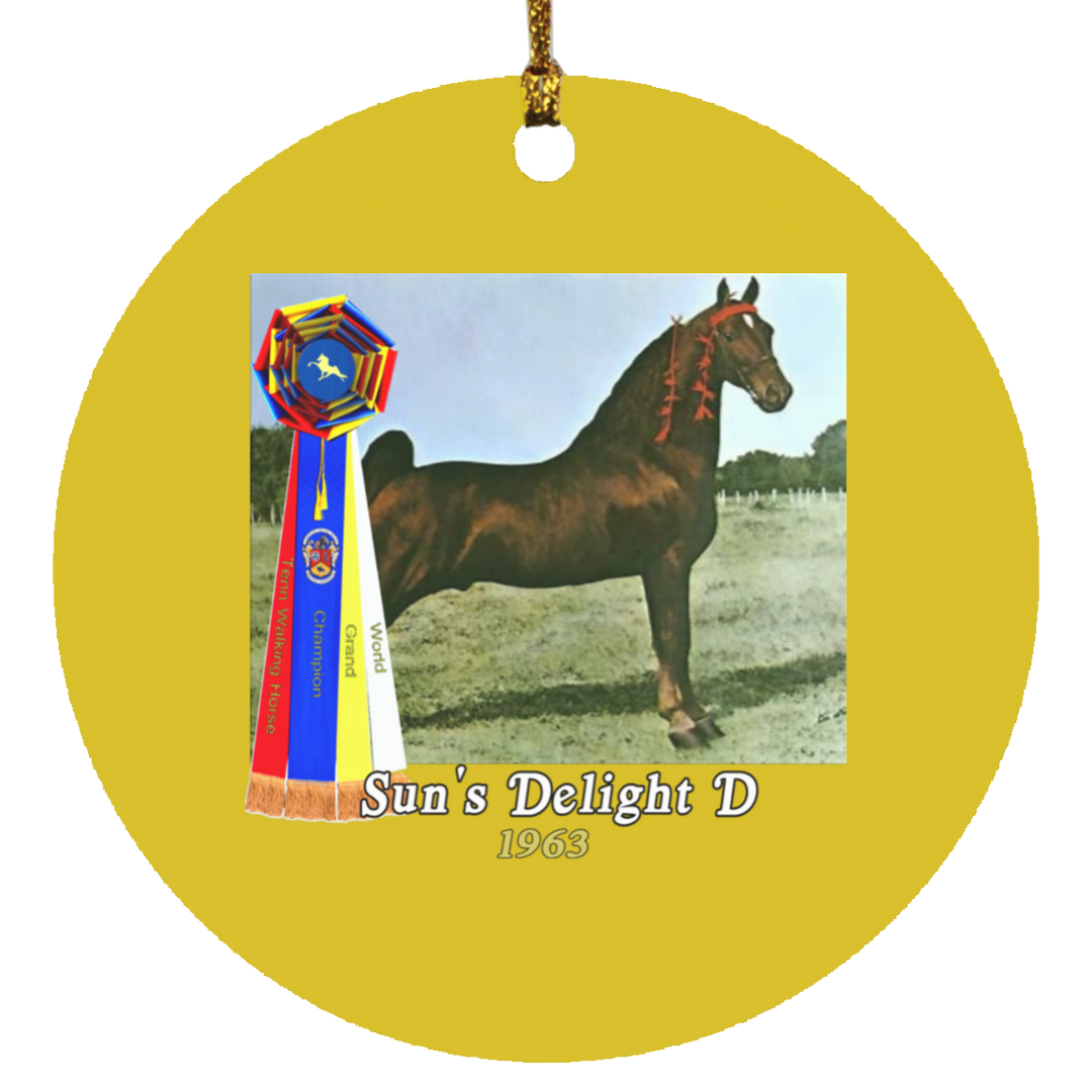 WGC SUNS DELIGHT D SUBORNC Circle Ornament
