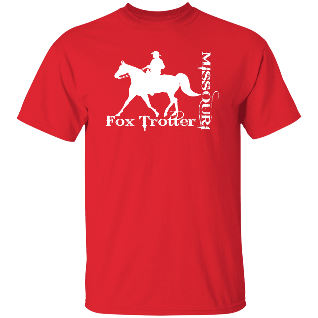 MISSOURI FOX TROTTER (white) 4HORSE G500 5.3 oz. T-Shirt