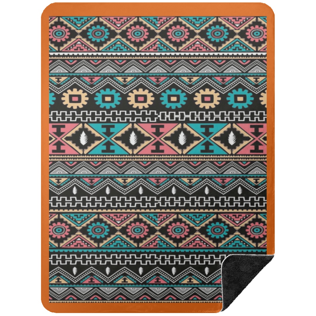 AZTEC 1 BSHL Premium Black Sherpa Blanket 60x80