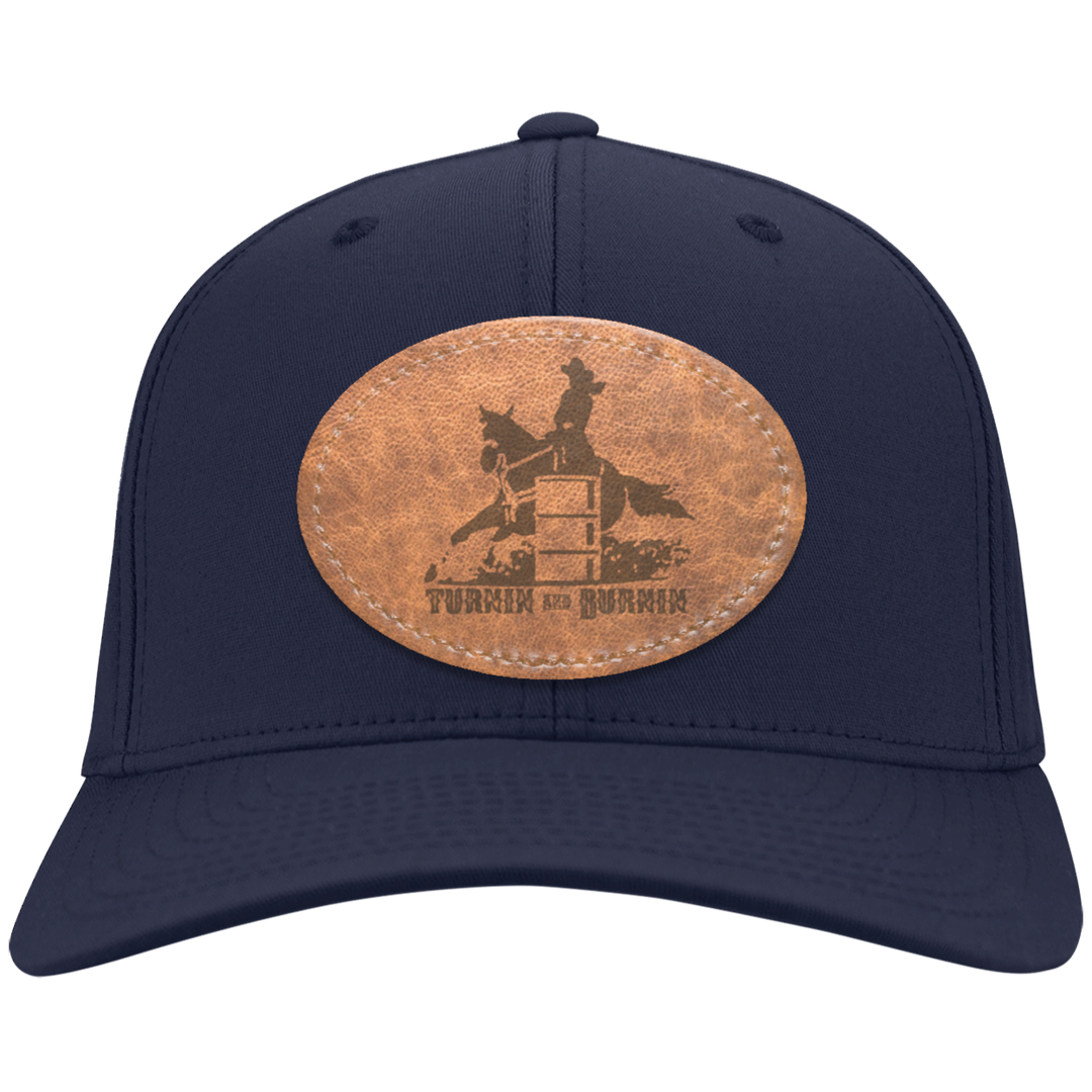 TURNIN AND BURNIN ON LEATHER CP80 Twill Cap - Patch