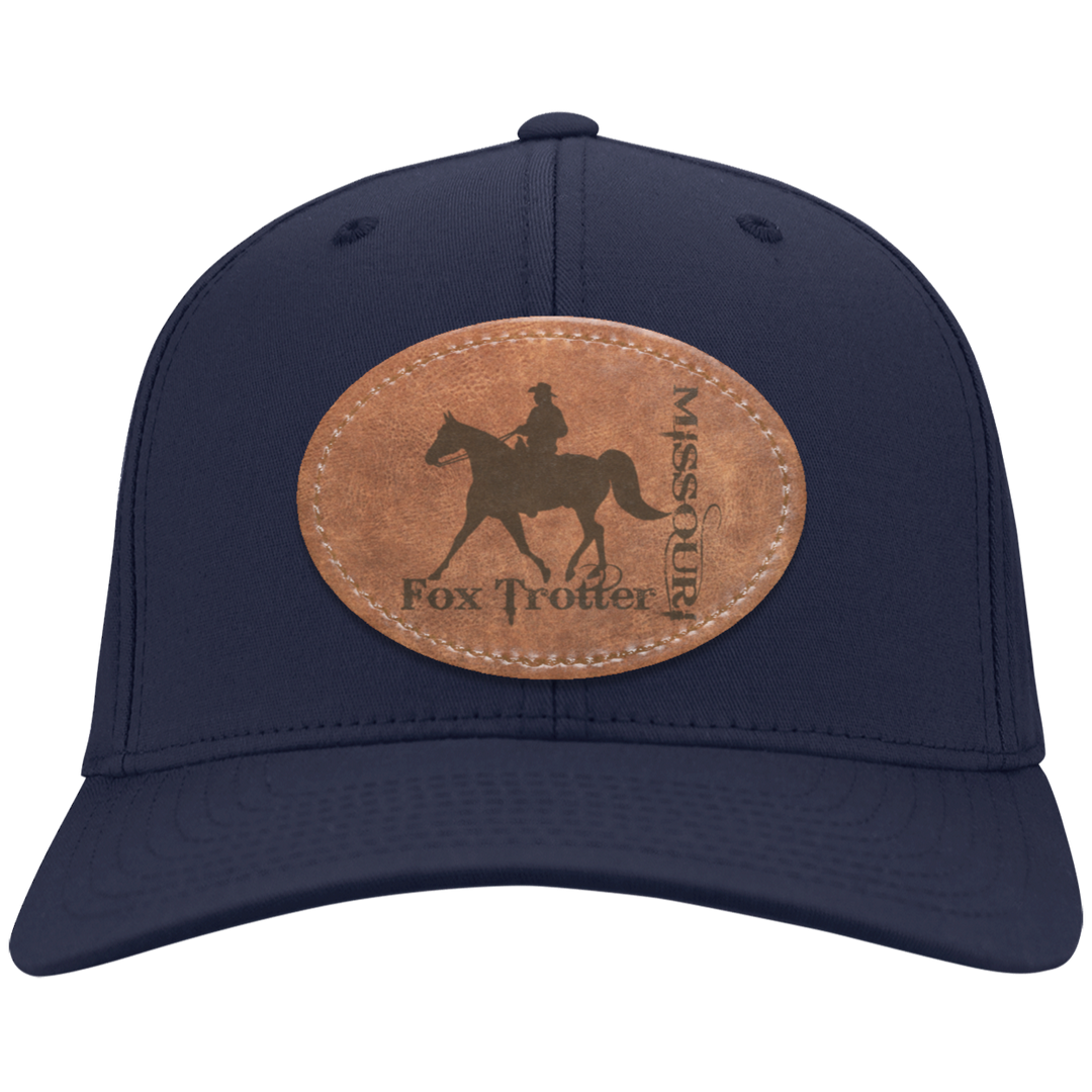 MISSOURI FOX TROTTER ON LEATHER CP80 Twill Cap - Patch