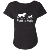 BORN TO WALK NL6760 Ladies' Triblend Dolman Sleeve