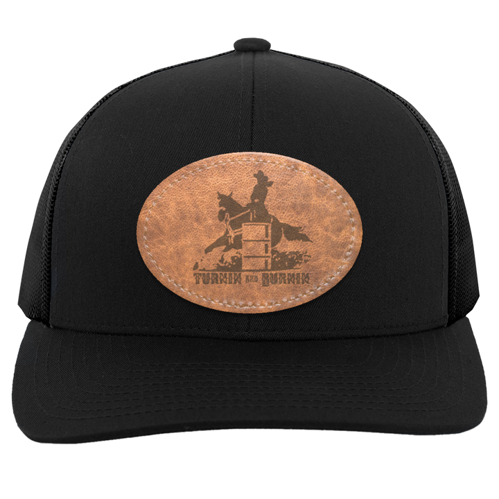 TURNIN AND BURNIN ON LEATHER 104C Trucker Snap Back - Patch