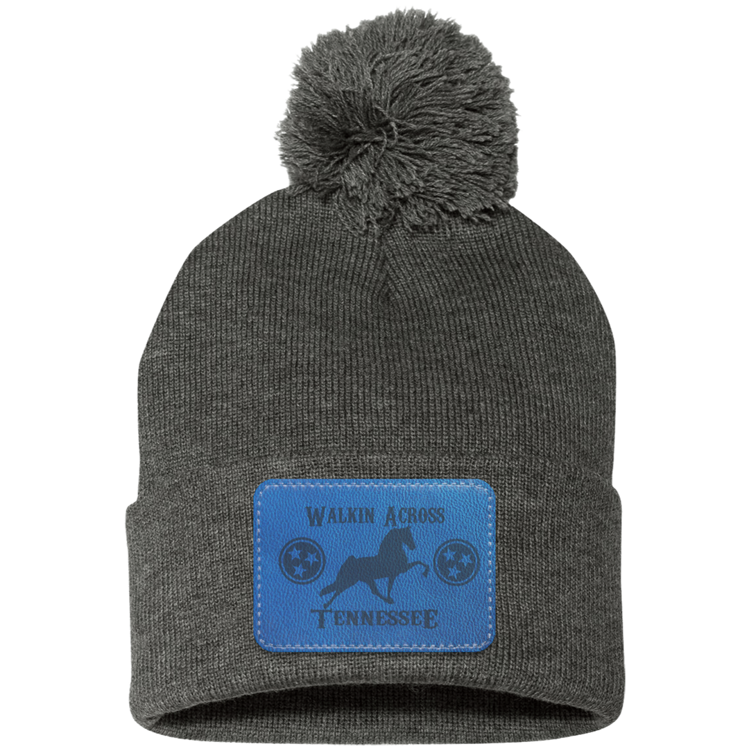 WALKIN ACROSS TENNESSEE TWH SP15 Pom Pom Knit Cap - Patch