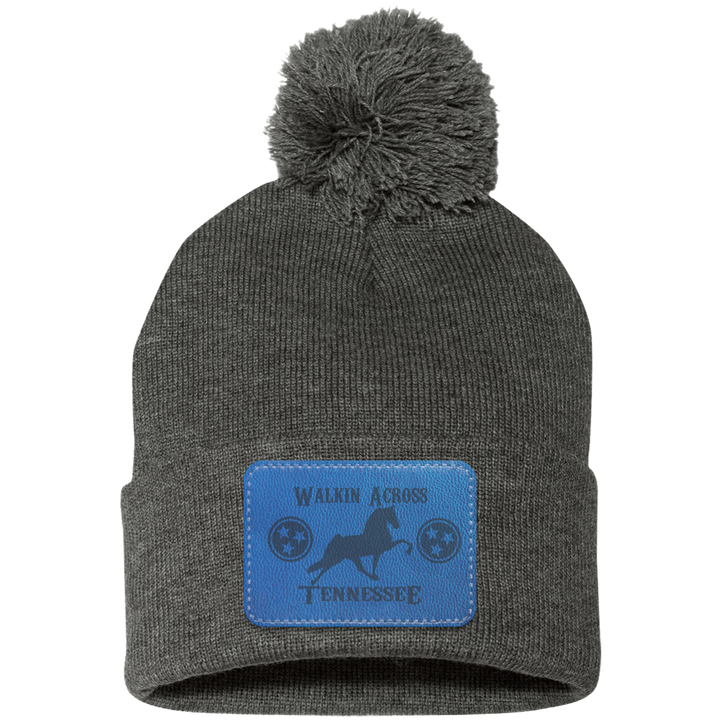 WALKIN ACROSS TENNESSEE TWH SP15 Pom Pom Knit Cap - Patch