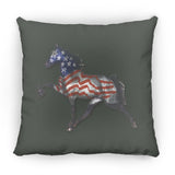 Tennessee Walking Horse Performance All American ZP18 Large Square Pillow