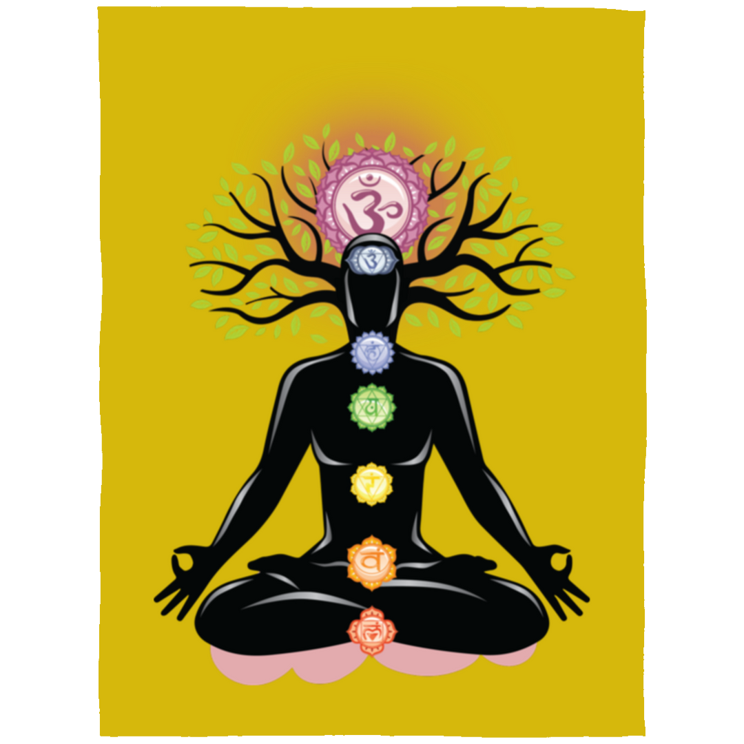 CHAKRAS PLUSH BLANKET (12 STYLES AND SIZES)