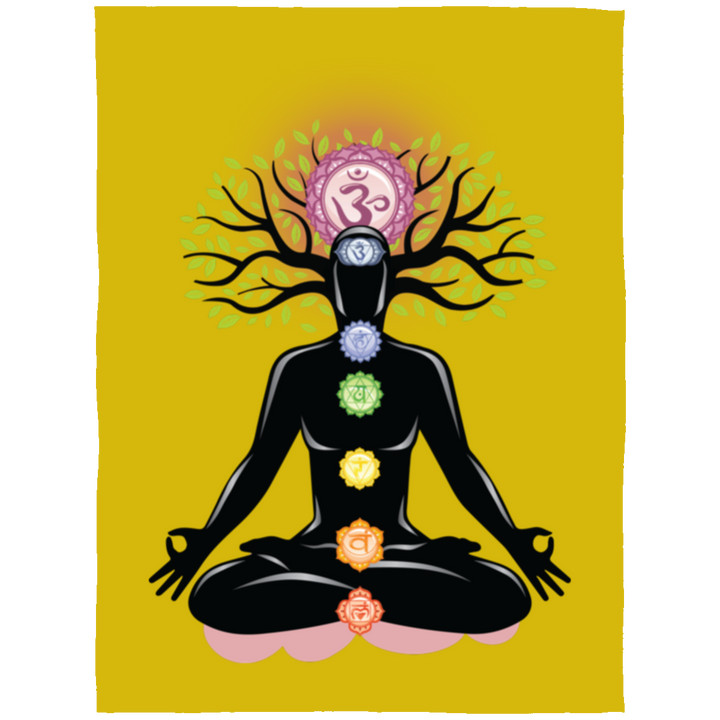 CHAKRAS PLUSH BLANKET (12 STYLES AND SIZES)