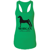 MORGAN STYLE 1 4HORSE NL1533 Ladies Ideal Racerback Tank
