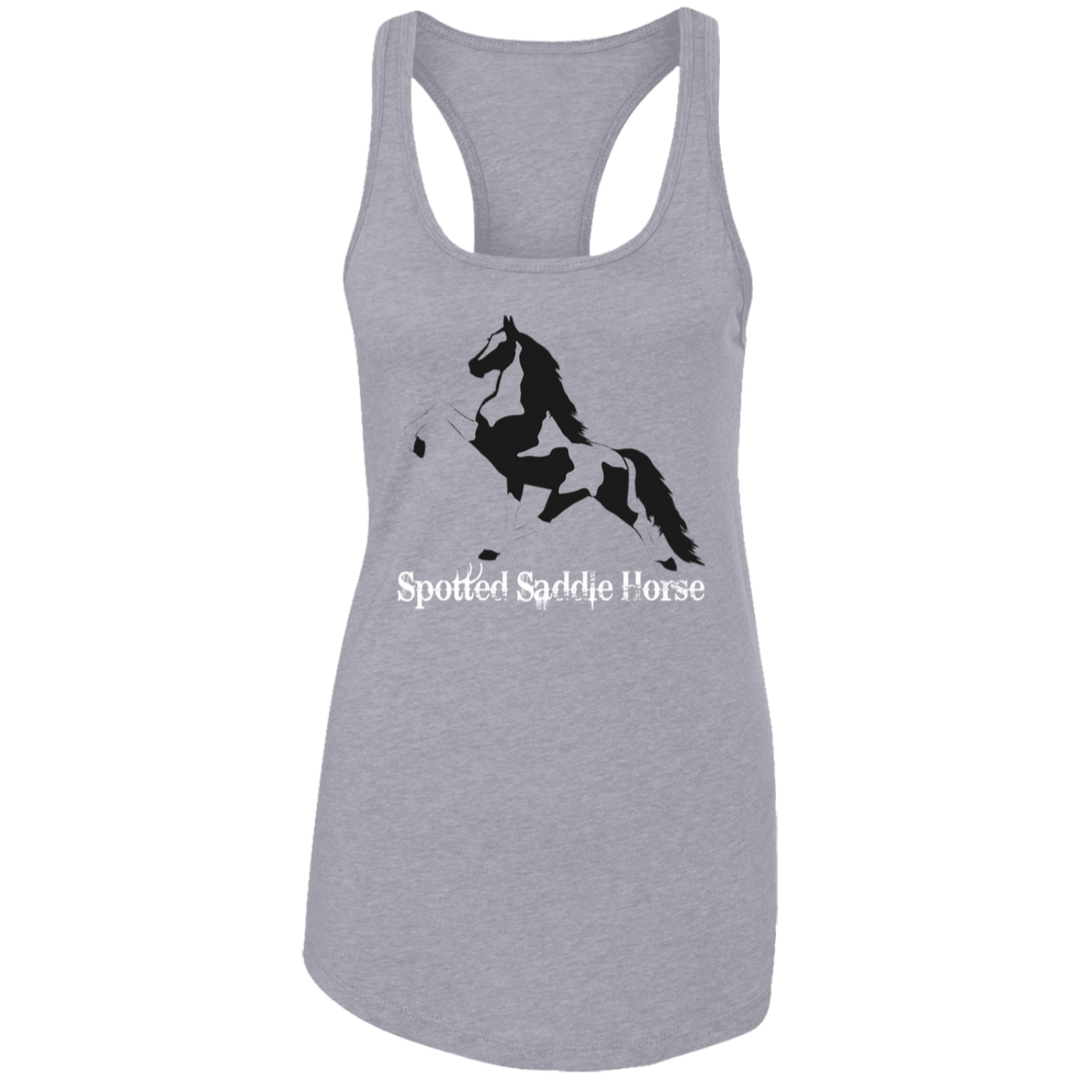 Spotted Saddle Horse NL1533 Ladies Ideal Racerback Tank