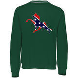 Rebel on the Rail Tennessee Walking Horse Performance 698HBM Dri-Power Fleece Crewneck Sweatshirt