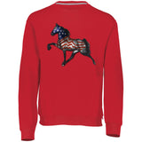 Tennessee Walking Horse Performance All American 698HBM Dri-Power Fleece Crewneck Sweatshirt