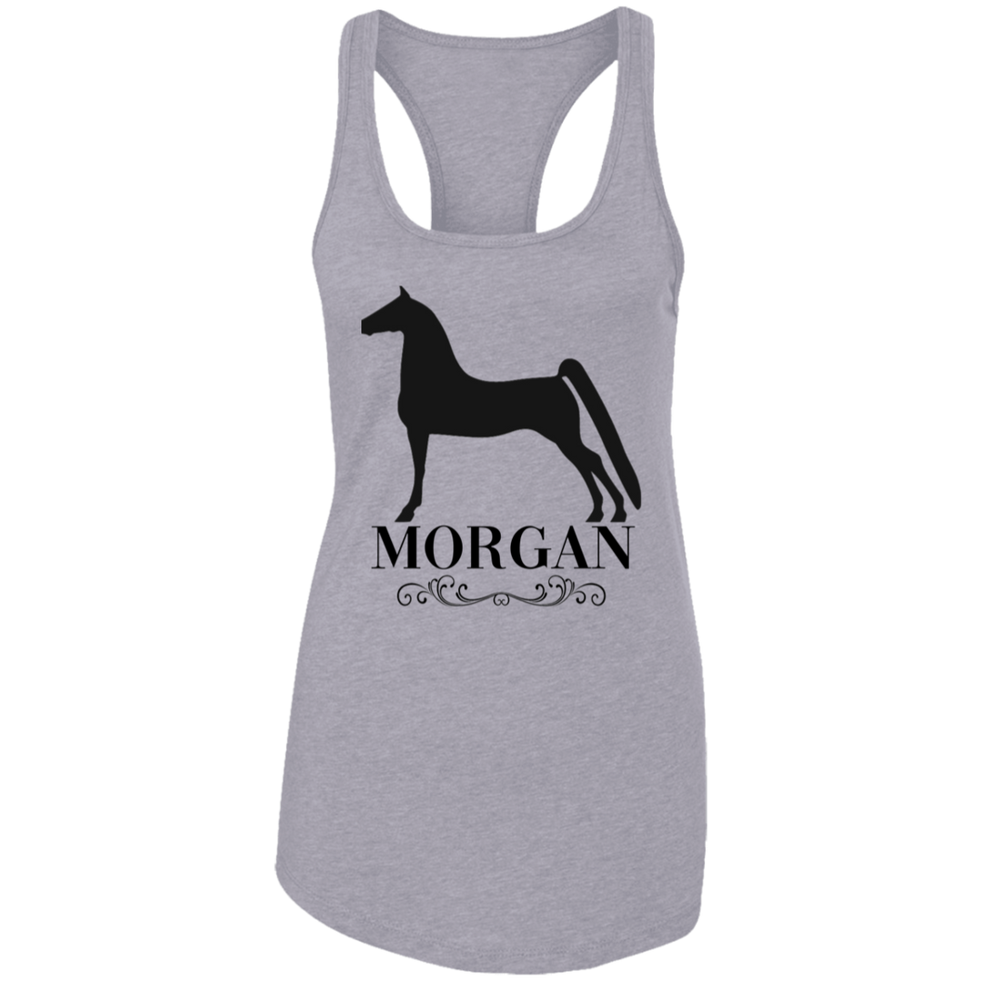 MORGAN STYLE 1 4HORSE NL1533 Ladies Ideal Racerback Tank