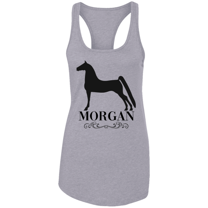 MORGAN STYLE 1 4HORSE NL1533 Ladies Ideal Racerback Tank