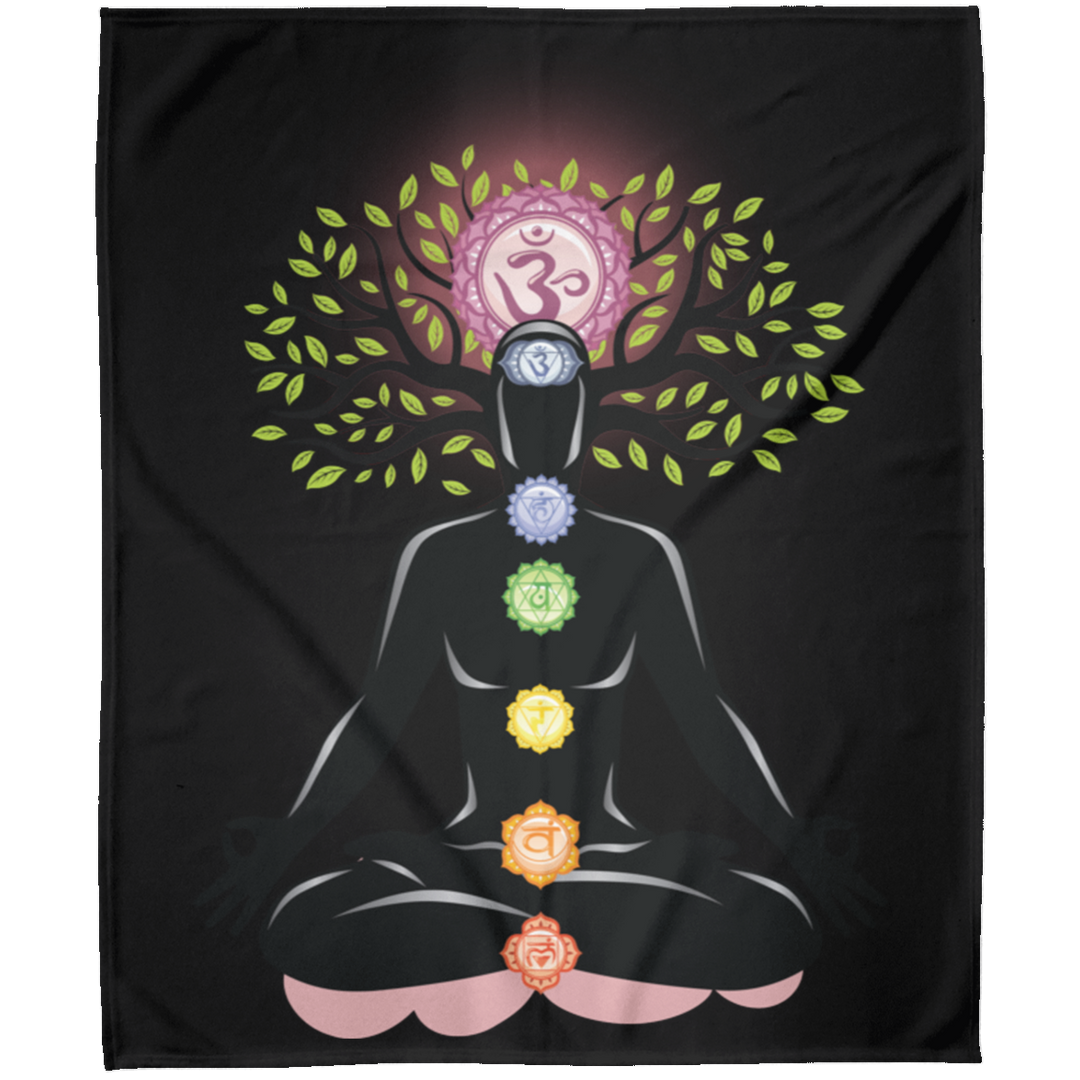 CHAKRAS PLUSH BLANKET (12 STYLES AND SIZES)