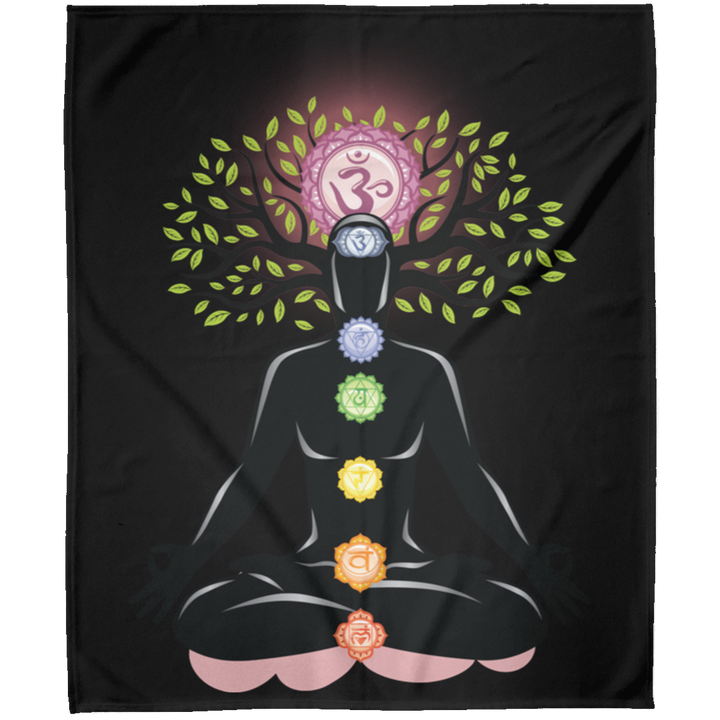 CHAKRAS PLUSH BLANKET (12 STYLES AND SIZES)