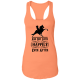 HAPPILY EVER AFTER (TWH Performance) Blk NL1533 Ladies Ideal Racerback Tank