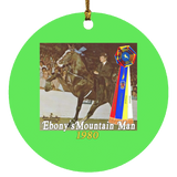 WGC EBONYS MOUNTAIN MAN SUBORNC Circle Ornament