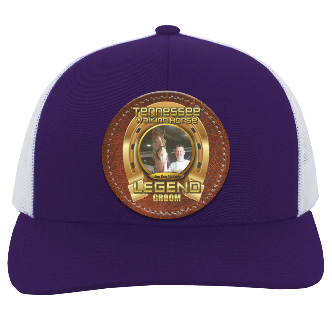 JIM DON MCBRIDE (TWH LEGENDS) HAT 104C Trucker Snap Back - Patch