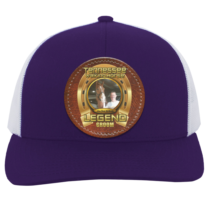 JIM DON MCBRIDE (TWH LEGENDS) HAT 104C Trucker Snap Back - Patch