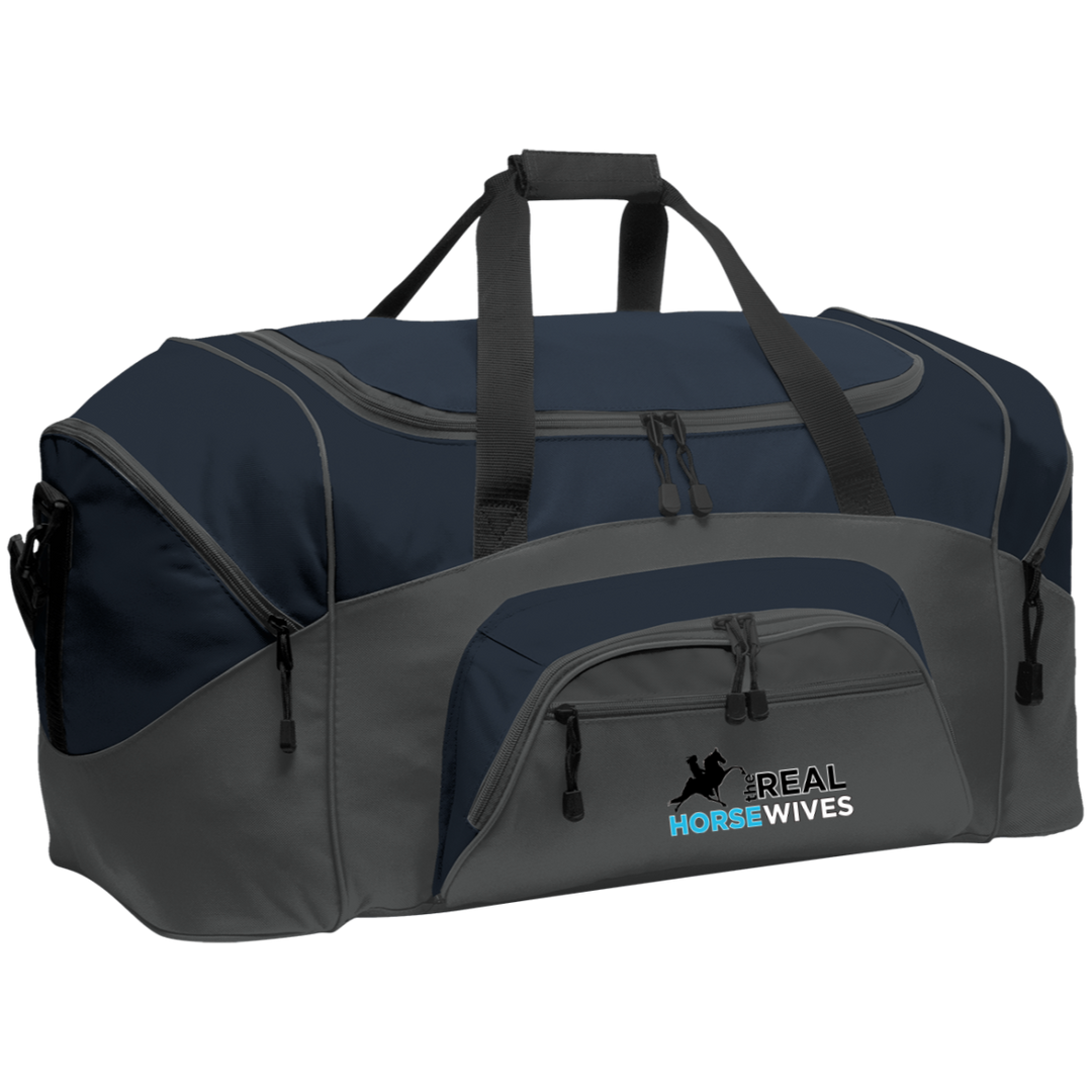 THE REAL HORSE WIVES BG99 Colorblock Sport Duffel