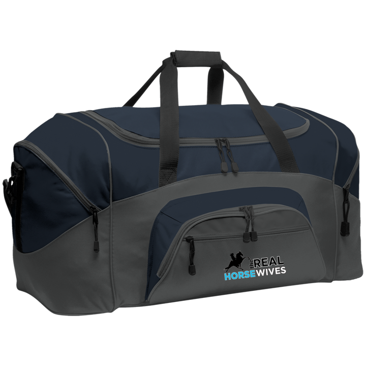 THE REAL HORSE WIVES BG99 Colorblock Sport Duffel