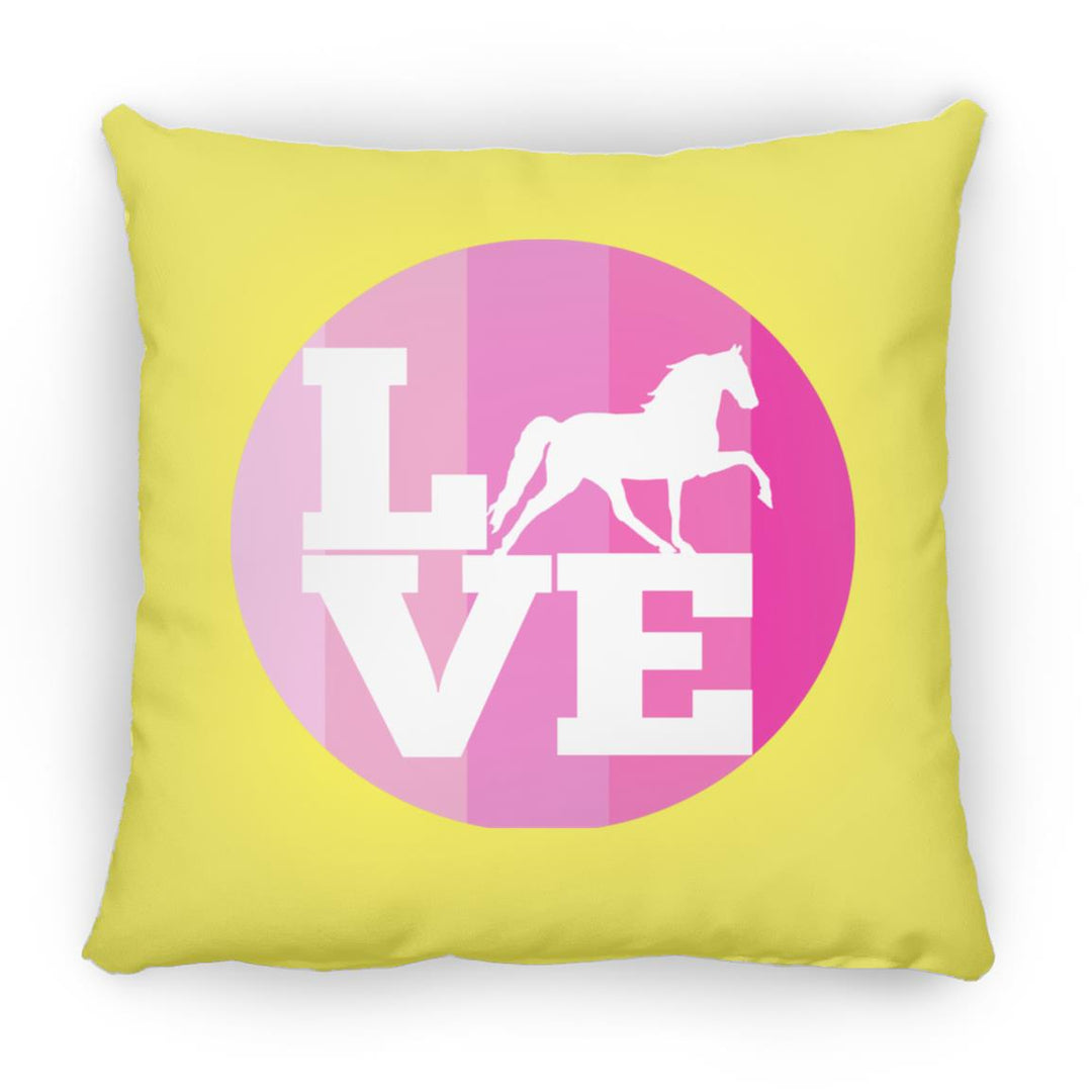 LOVE TWH PLEASURE SHADES OF PINK ZP14 Small Square Pillow