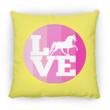 LOVE TWH PLEASURE SHADES OF PINK ZP14 Small Square Pillow