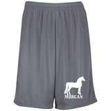 MORGAN 2 1844 Moisture-Wicking 9 inch Inseam Mesh Shorts