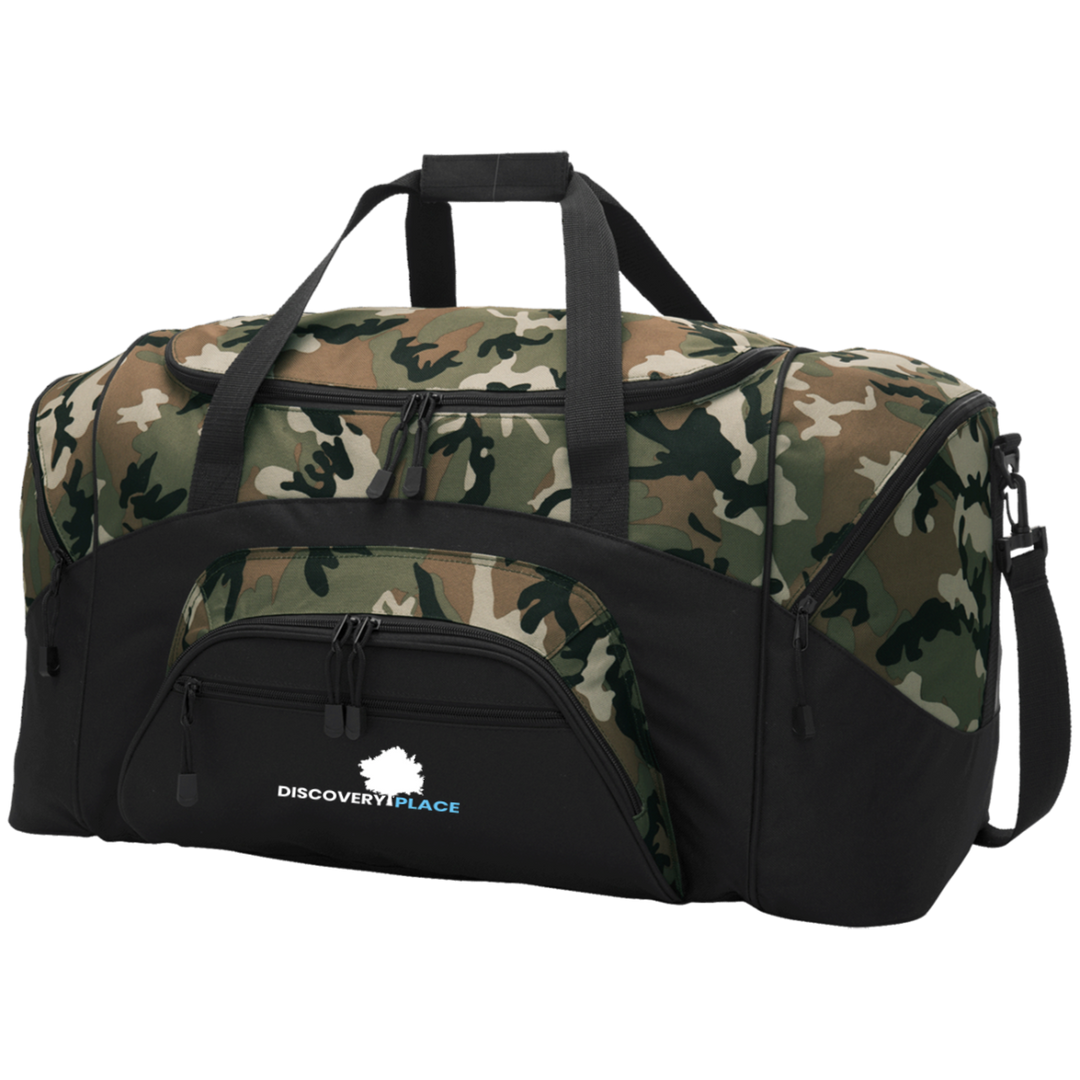 DISCOVERY PLACE LOGO 2023 DESIGN 1 BG99 Colorblock Sport Duffel
