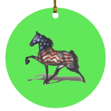 Tennessee Walking Horse Performance All American SUBORNC Circle Ornament