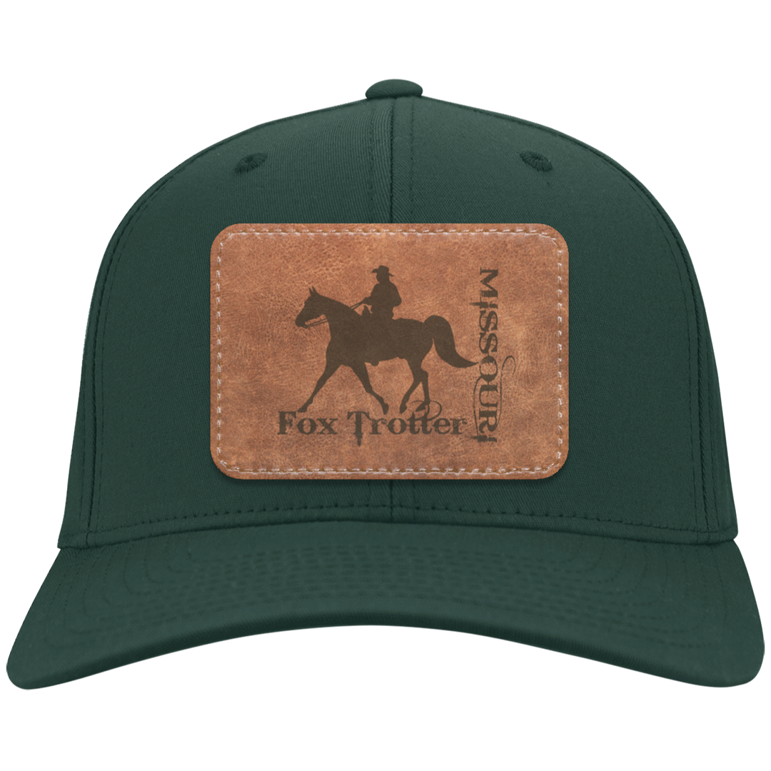 MISSOURI FOX TROTTER ON LEATHER CP80 Twill Cap - Patch