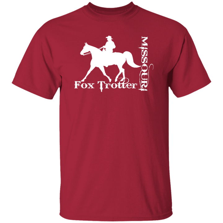 MISSOURI FOX TROTTER (white) 4HORSE G500 5.3 oz. T-Shirt