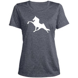 Tennessee Walking Horse Performance (WHITE) LST360 Ladies' Heather Scoop Neck Performance Tee