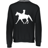 Missouri Fox Trotter LADY FINAL ART WHITE 998HBB Youth Dri-Power Fleece Crewneck Sweatshirt